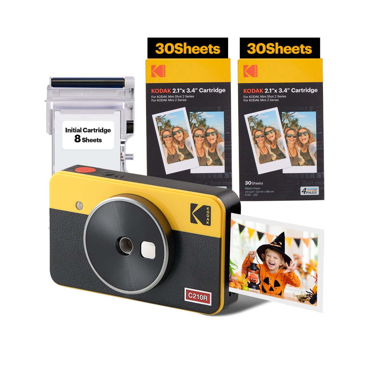 Kodak Mini Shot 2 Retro tragbare kabellose Sofortbildkamera 