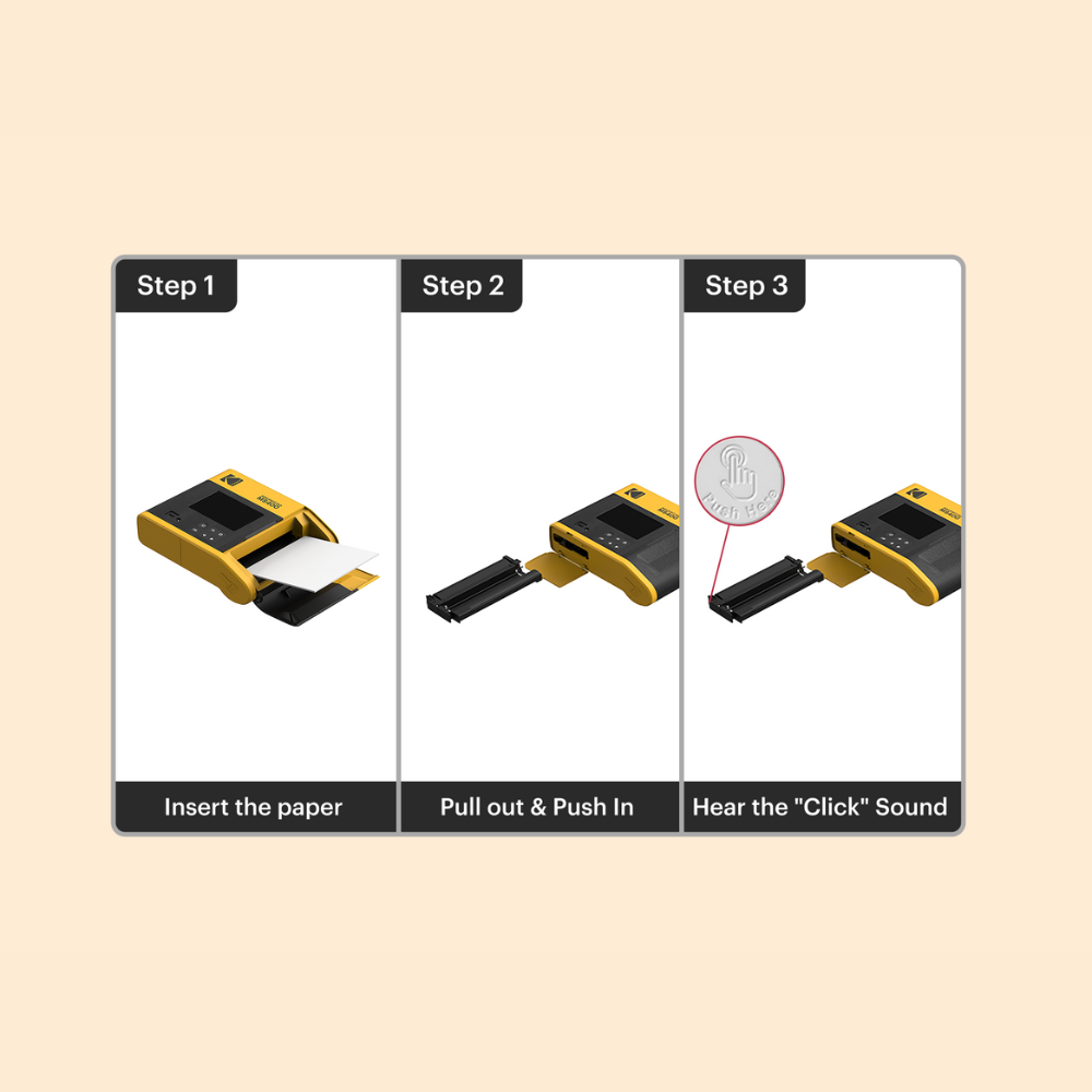 KODAK 4PASS All-in-one Cartridge (4x4") 120 Photos