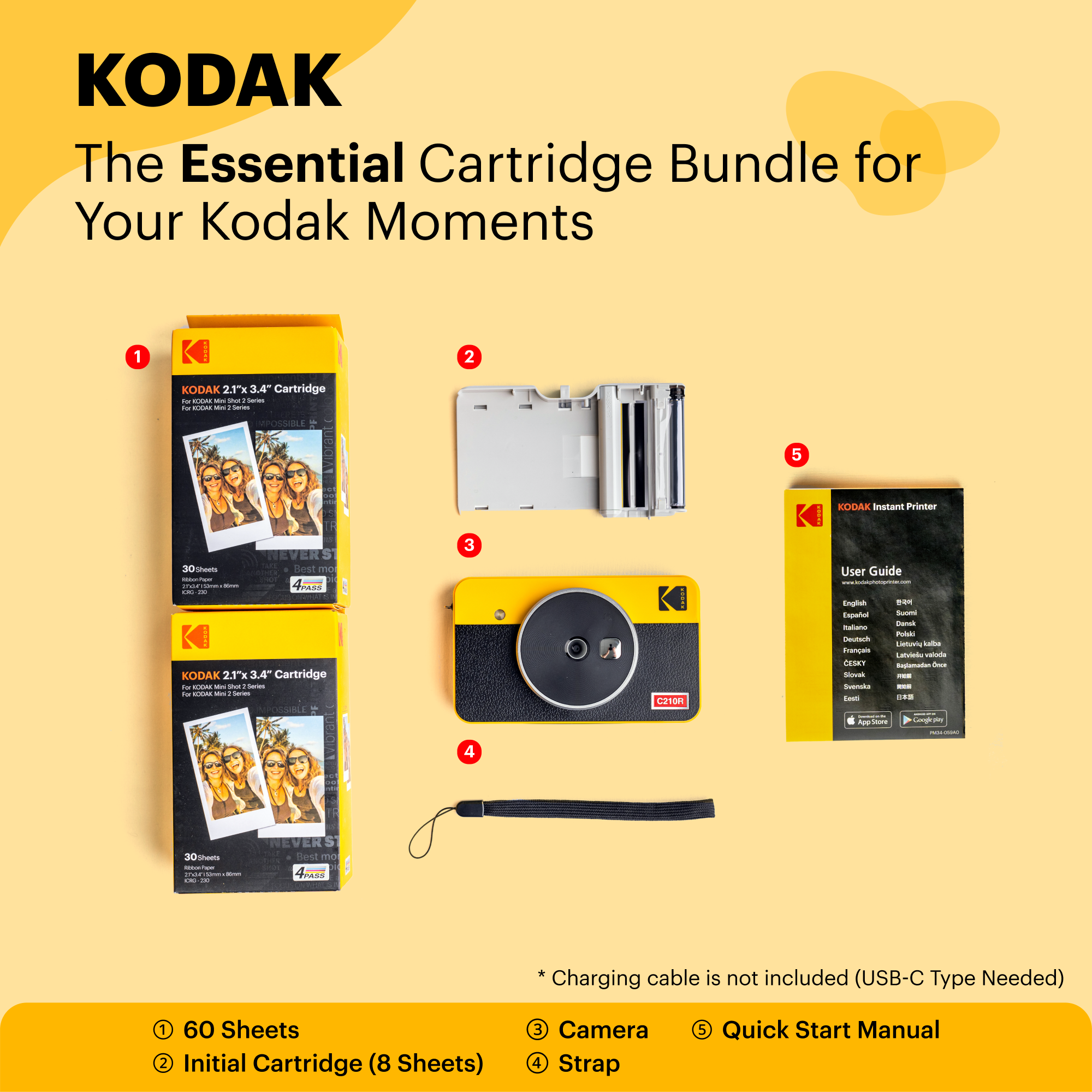 KODAK Mini Shot 2 Retro Paket