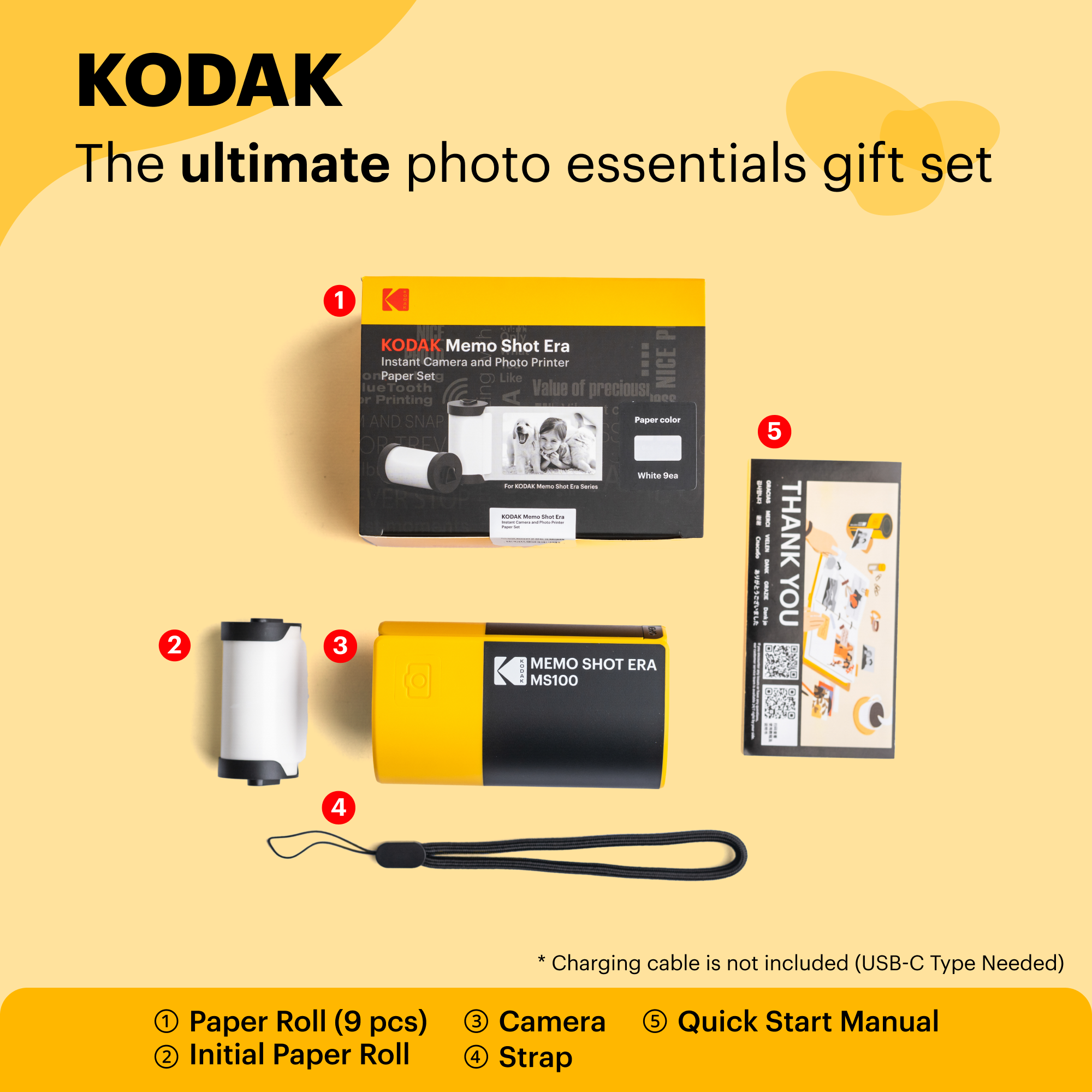 KODAK MemoShot Era MS100 Bundle