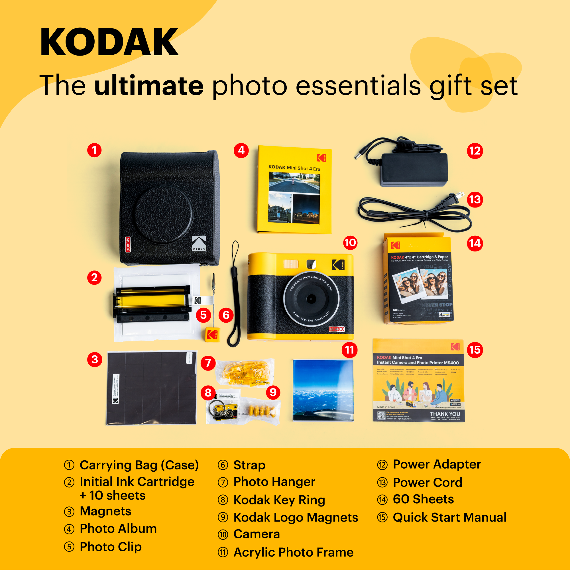 KODAK Mini Shot 4 Era MS400 Gift Bundle