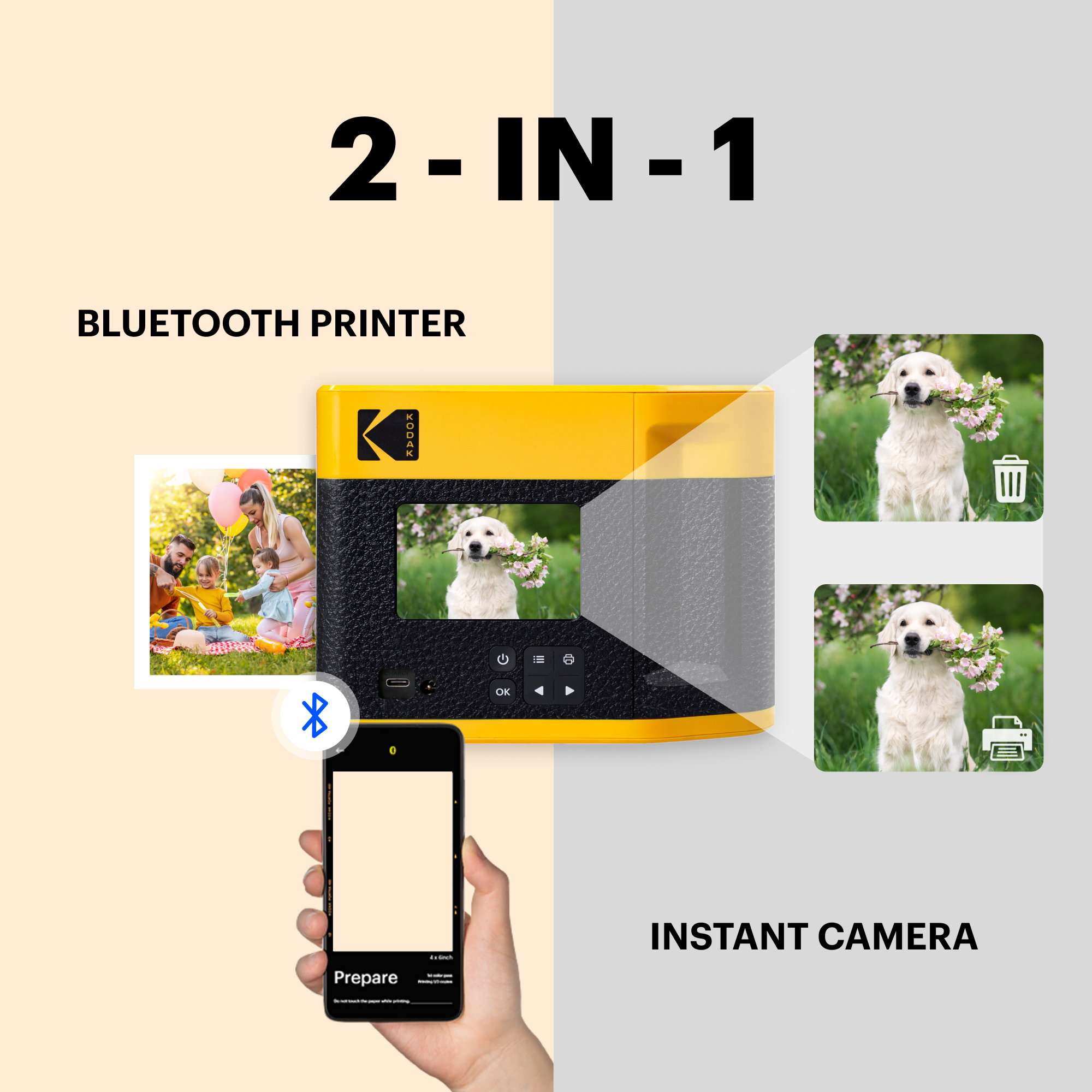 KODAK Mini Shot 4 Era MS400 Bundle