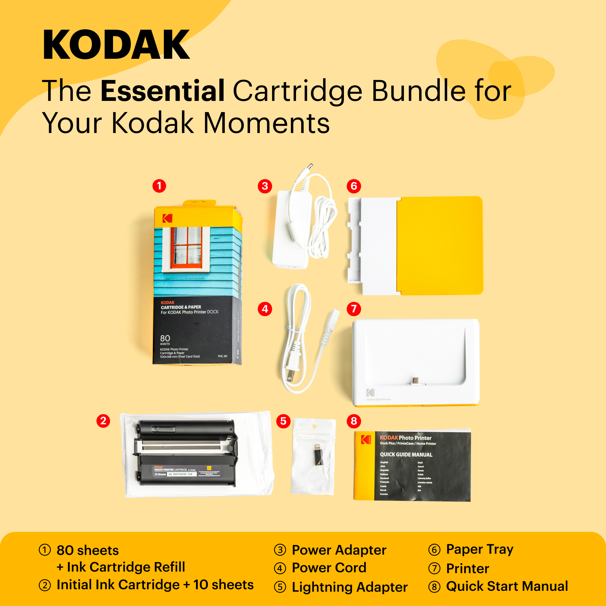 KODAK Dock Plus Retro PD460 Bundle
