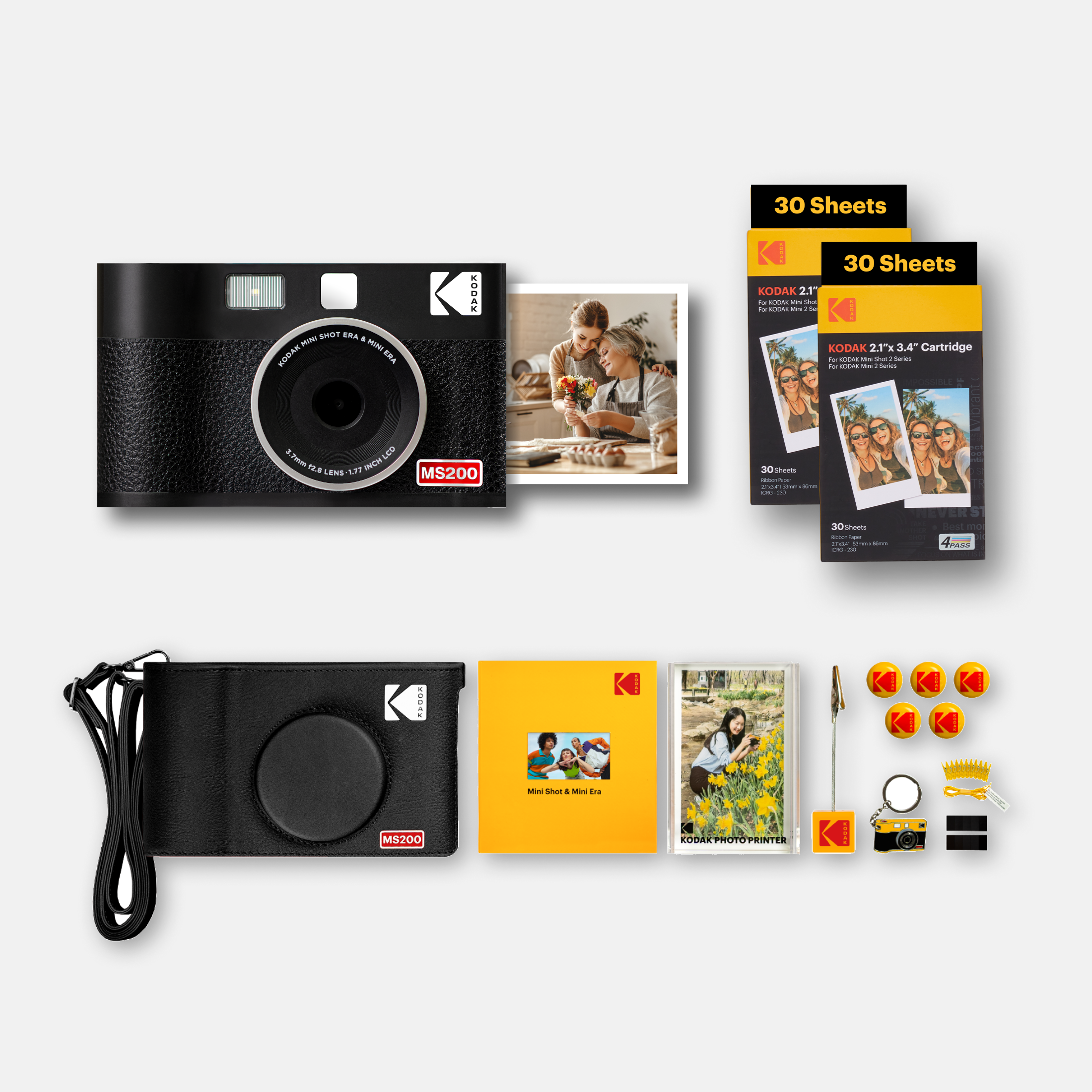 KODAK Mini Shot 2 Era MS200 Gift Bundle