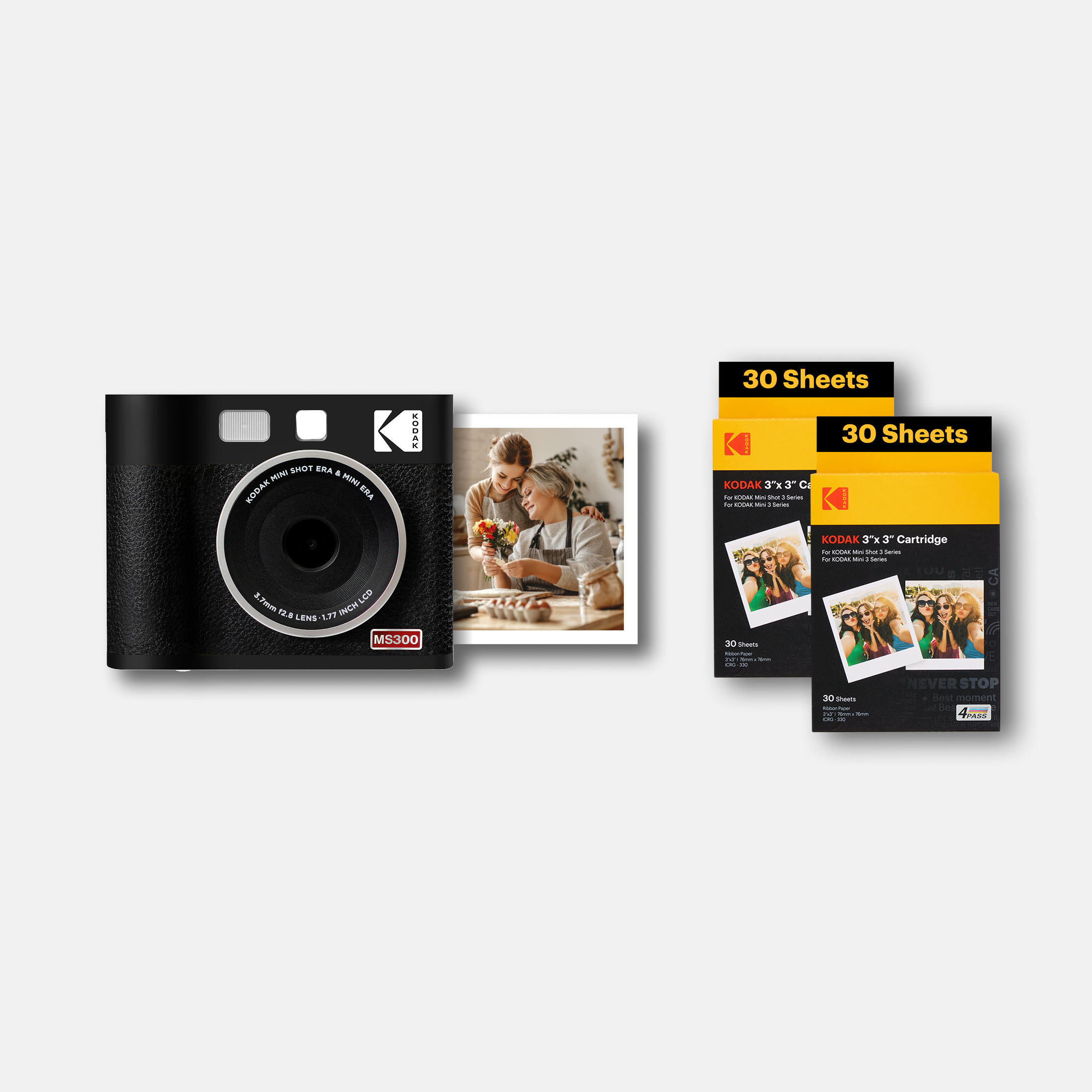 KODAK Mini Shot 3 Era MS300 Bundle