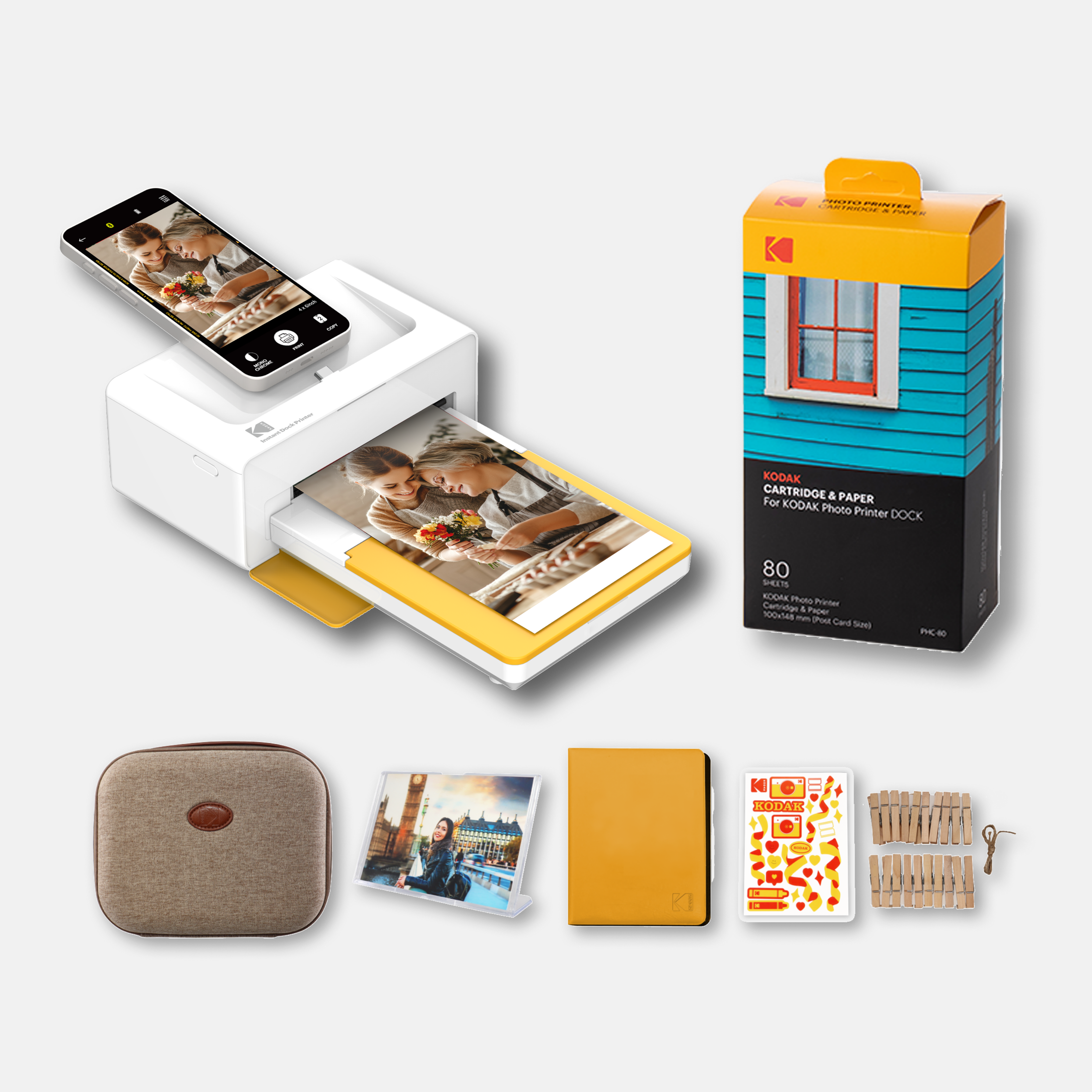 KODAK Dock Plus Retro PD460 Gift Bundle