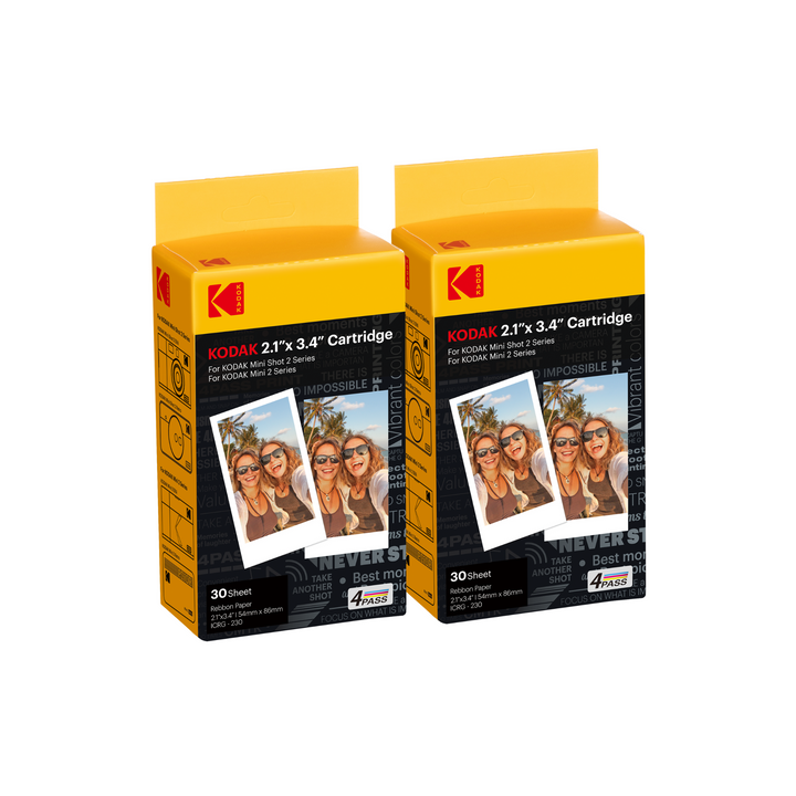 KODAK 4PASS All-in-one Cartridge (2.1x3.4") 60 Photos