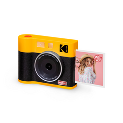 KODAK Mini Shot 3 ERA 2-in-1 Instant Camera and Photo Printer (3x3) (Camera + 8 Sheets)