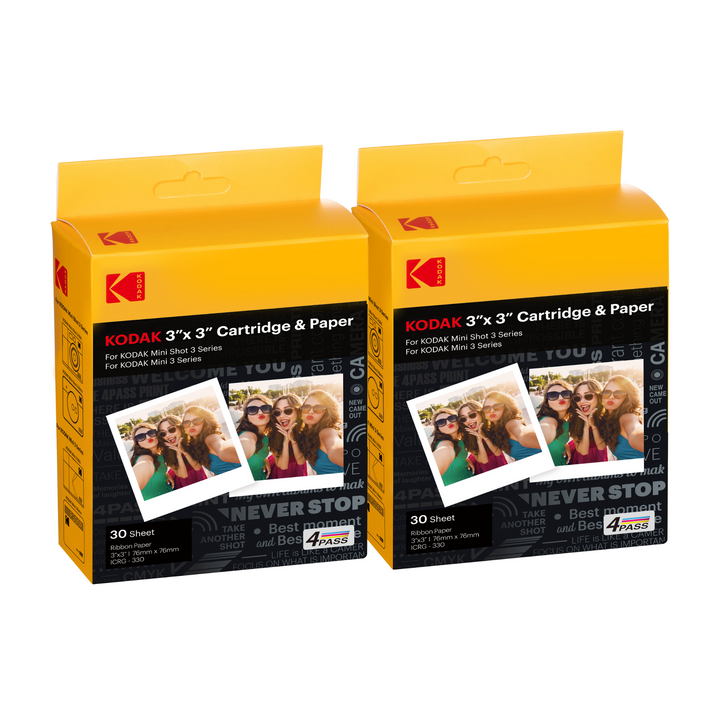 KODAK 4PASS All-in-one Cartridge (3x3") 60 Photos