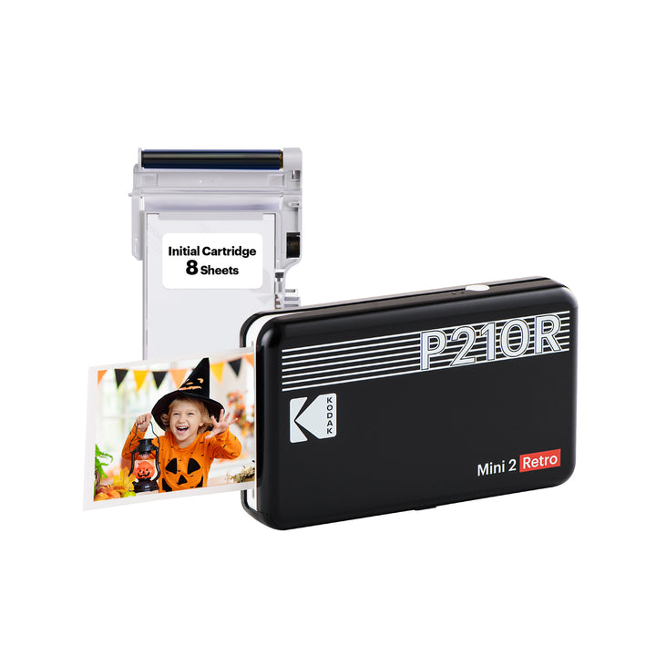 KODAK Mini 2 Retro 4PASS Portable Photo Printer (2.1x3.4 inches) + 8 Sheets