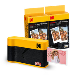 KODAK Mini 2 ERA Portable Photo Printer Cartridge Bundle (2.1x3.4) (Printer + 68 Sheets)