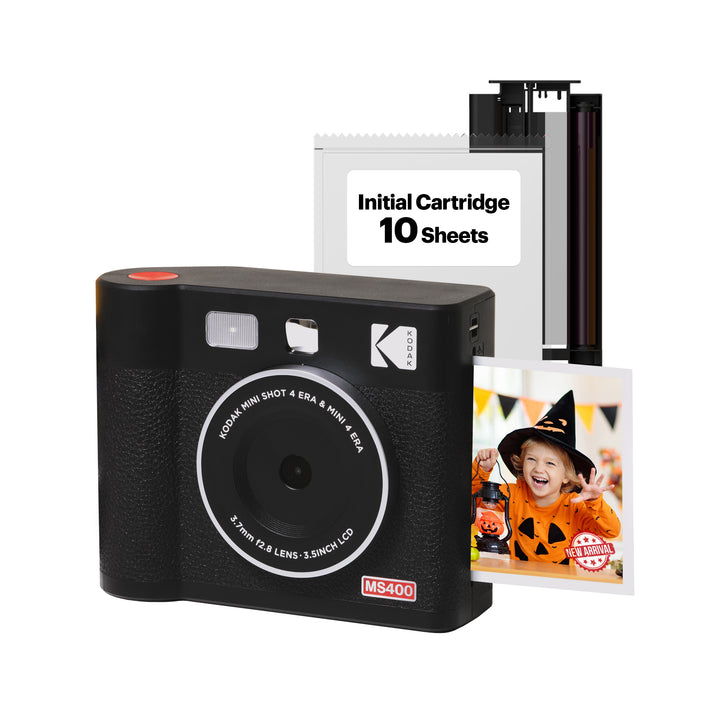 KODAK Mini Shot 4 ERA 2-in-1 Instant Camera and Photo Printer (4x4inches) (Camera + 8 Sheets)