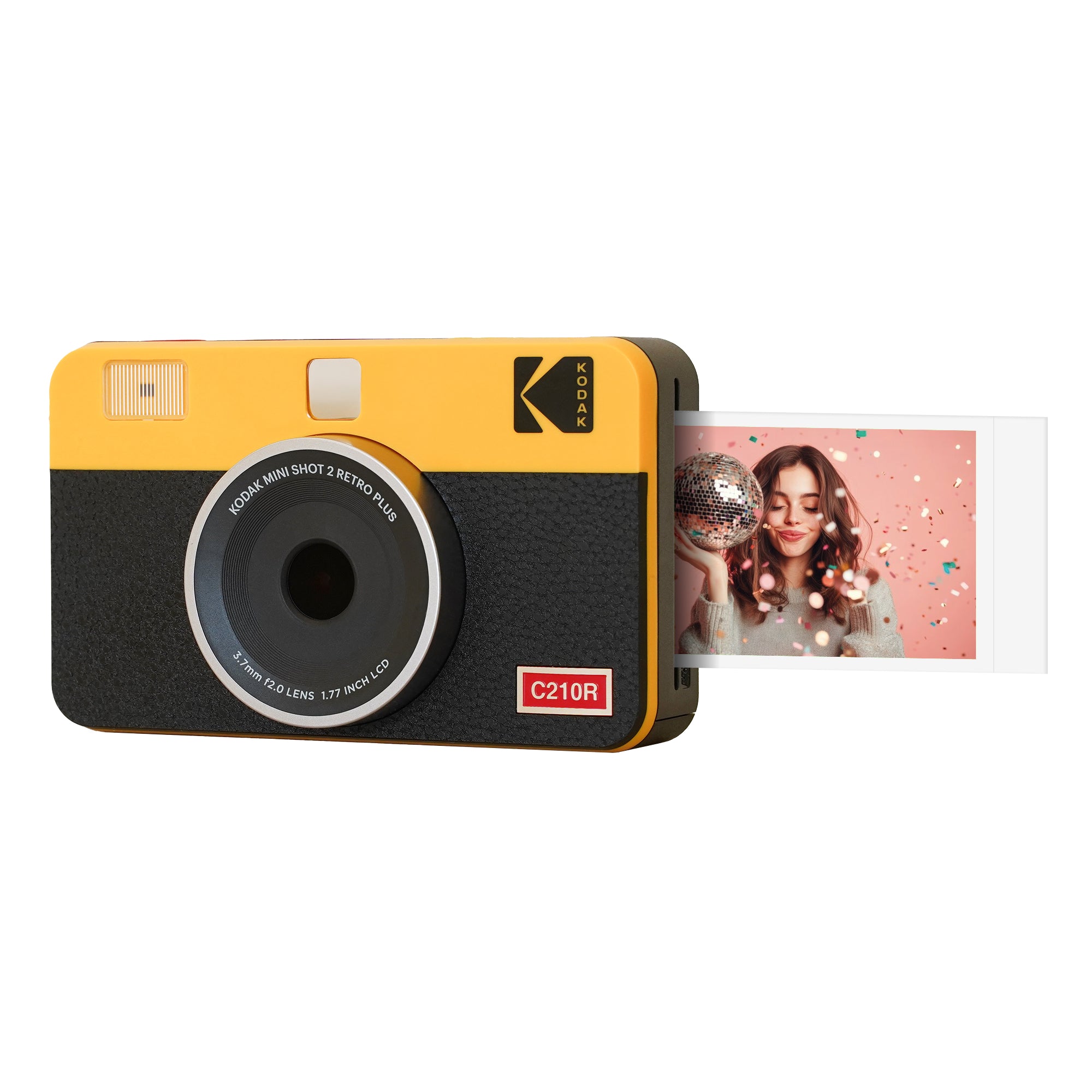 Kodak C210R コンパクトフィルムカメラ Kodak Mini Shot 2 Retro (C210R) | Best Portable Camera Printer for