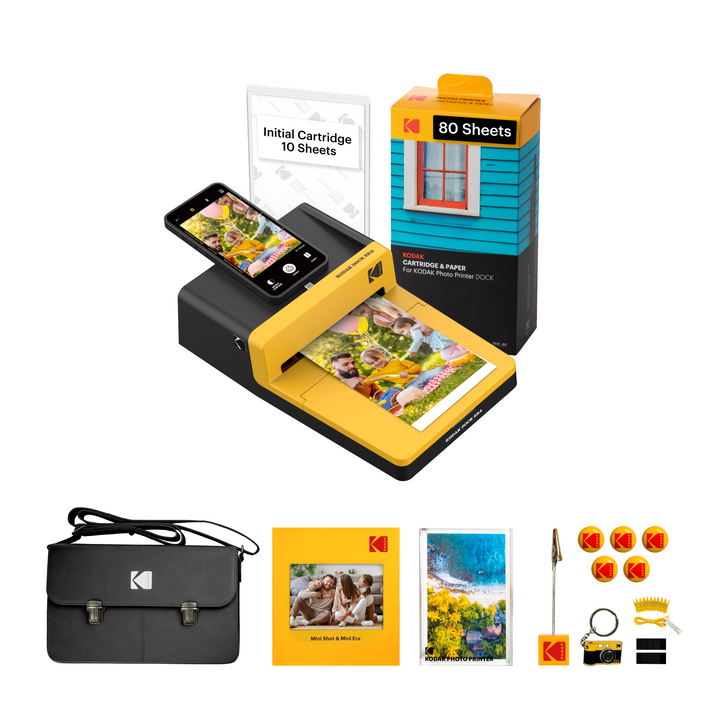 KODAK Dock Era Photo Printer 4"x6" Gift Bundle