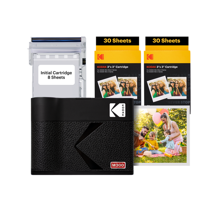 KODAK Mini 3 ERA Portable Photo Printer 60 Sheets Bundle