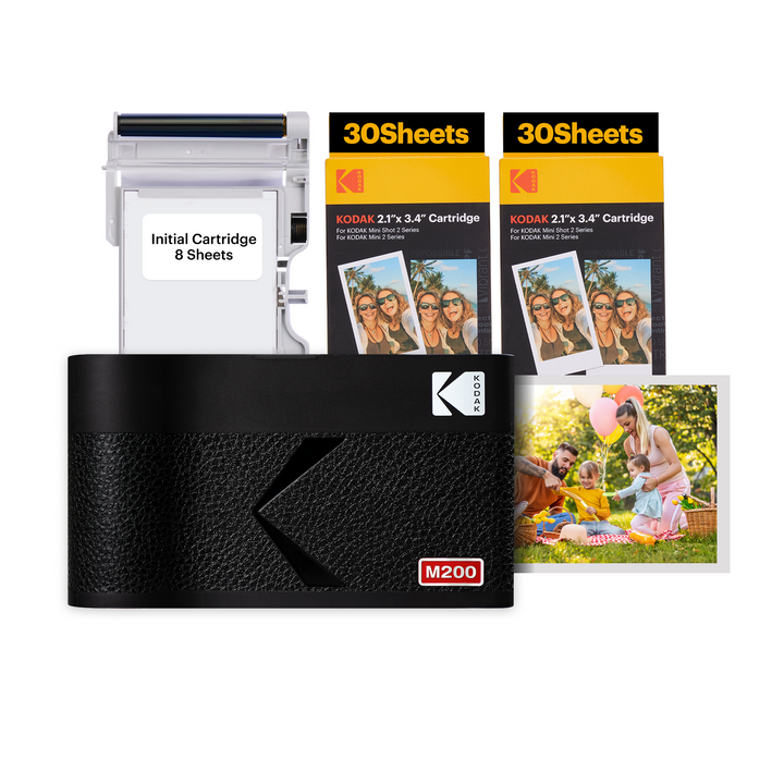 KODAK Mini 2 ERA Portable Photo Printer 60 Sheets Bundle