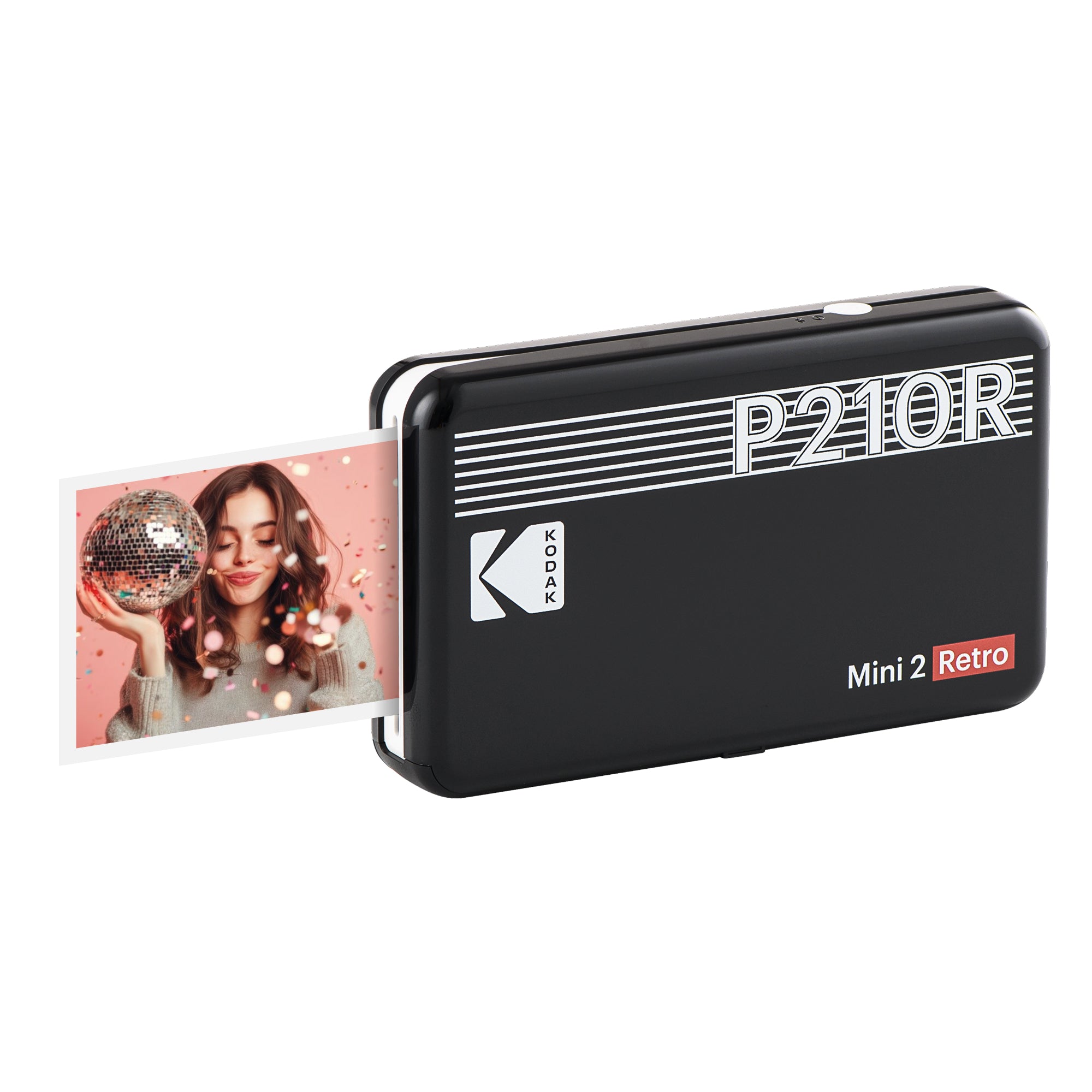KODAK Mini 2 Retro 2.1x3.4 Inch Printer P210R