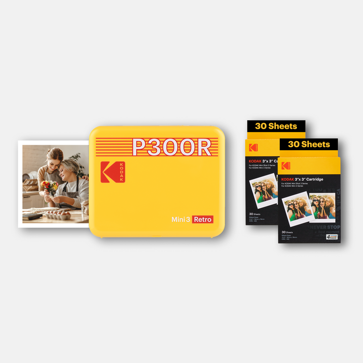 KODAK Mini 3 Retro P300R Gift Bundle