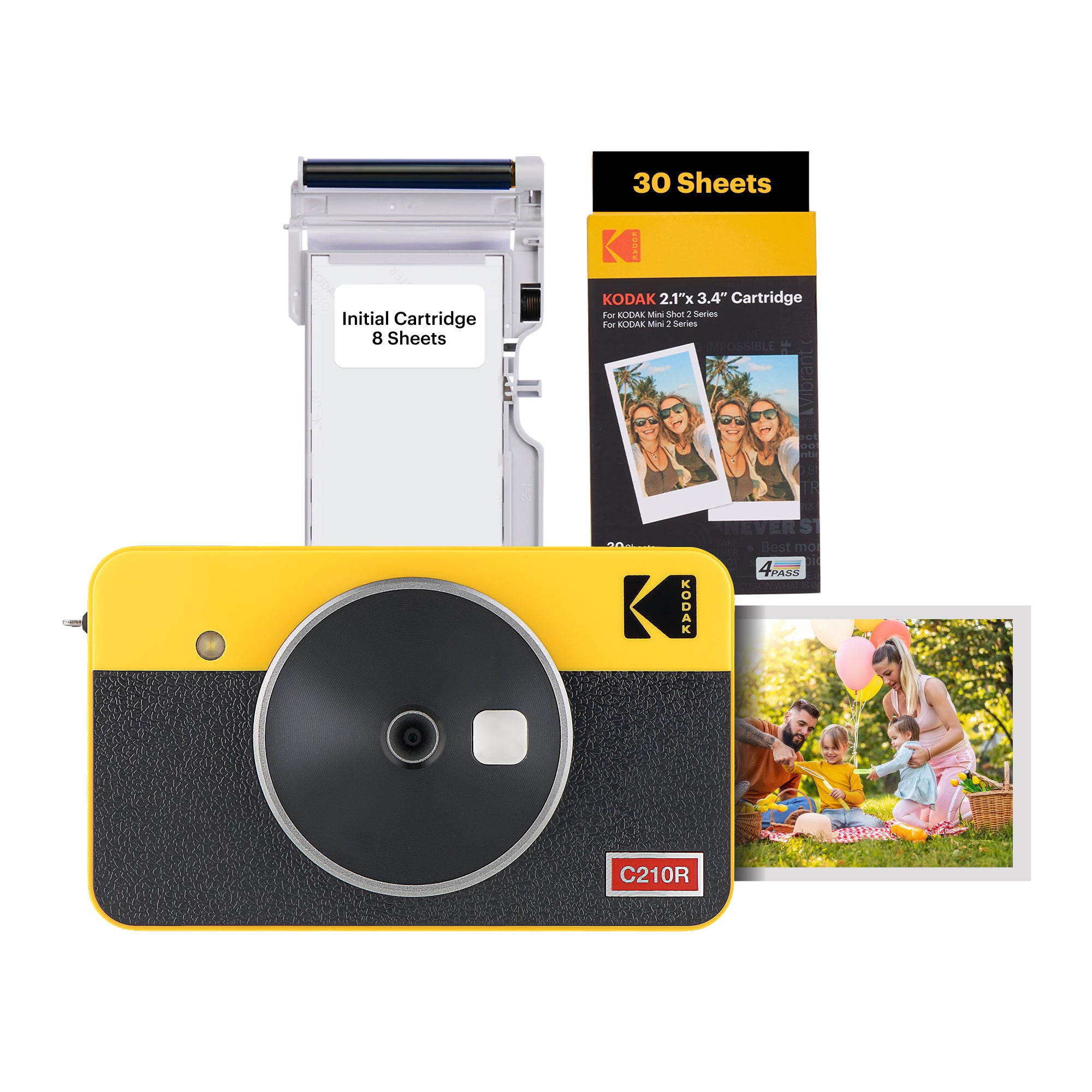 Kodak Mini Shot 2 Retro Portable Wireless Instant Camera