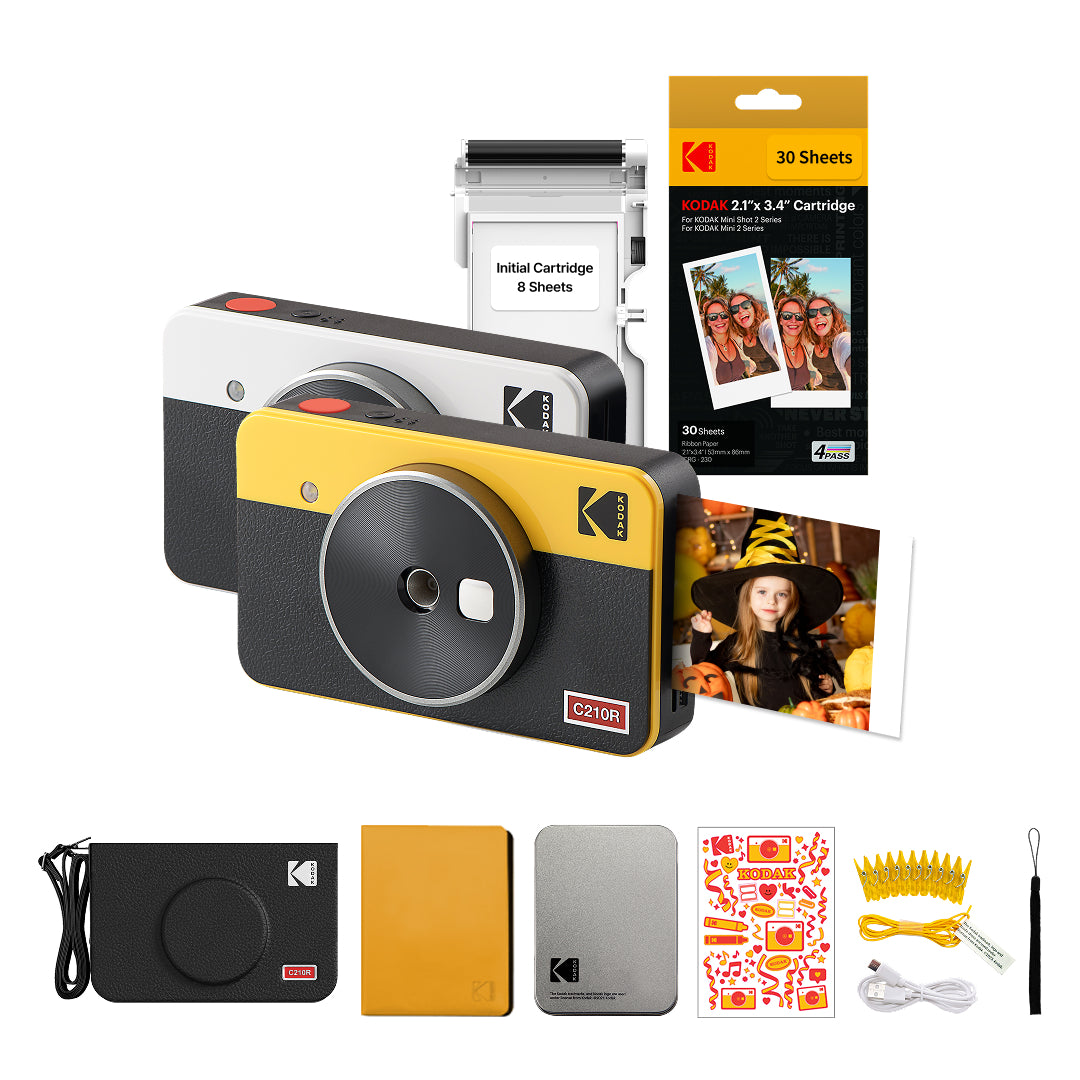 KODAK Mini Shot 2 Retro C210R Gift Bundle