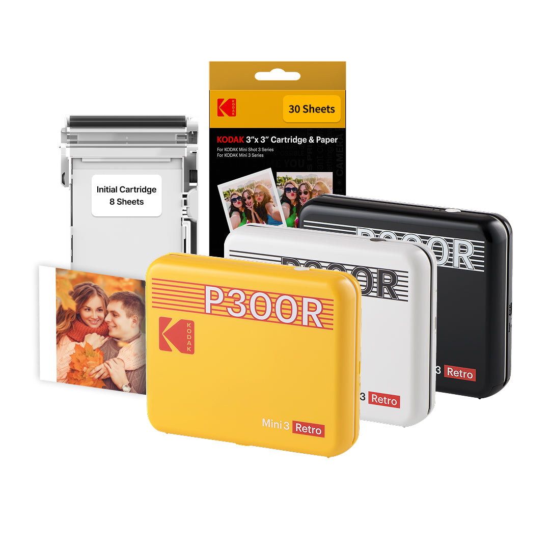 KODAK Mini 3 Retro P300R Bundle