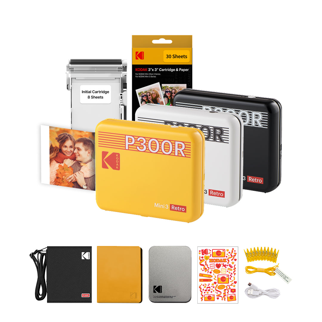 KODAK Mini 3 Retro P300R Gift Bundle