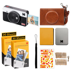 KODAK Mini Shot 2 Retro 4PASS 2-in-1 Instant Camera and Photo Printer (2.1x3.4 inches) + 68 Sheets Gift Bundle