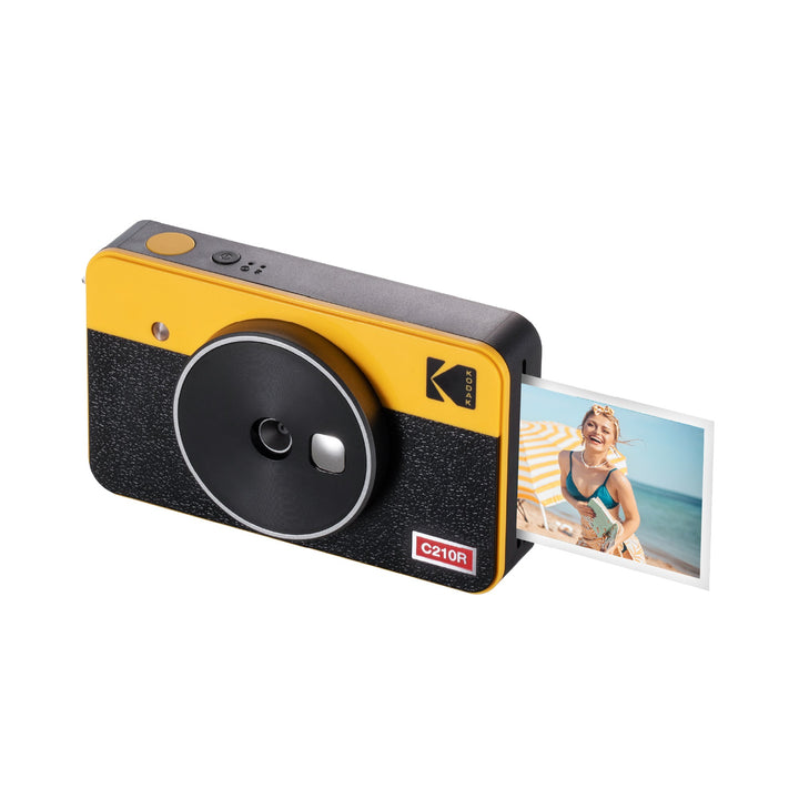 KODAK Mini Shot 2 Retro 4PASS 2-in-1 Instant Camera and Photo Printer (2.1x3.4 inches) + 8 Sheets